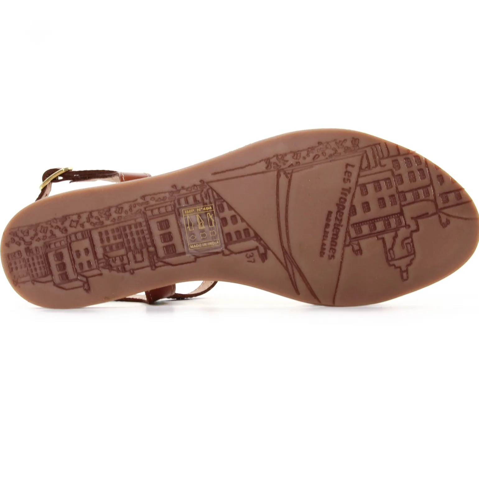 Sandales Plates Les Tropeziennes Hacklio Tan