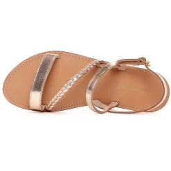 Sandales Plates Les Tropeziennes Batresse Or