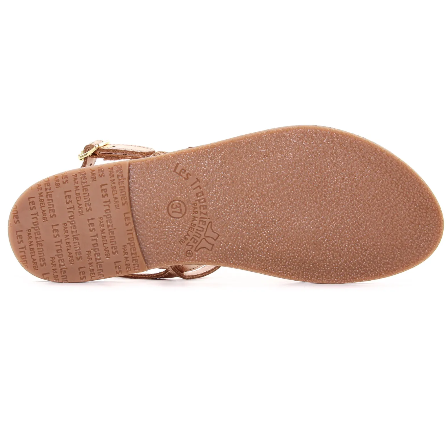 Sandales Plates Les Tropeziennes Batresse Or