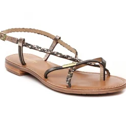 Sandales Plates Les Tropeziennes Monatres Noir Irise