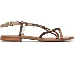 Sandales Plates Les Tropeziennes Monatres Noir Irise