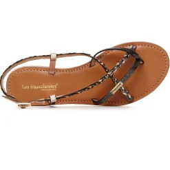 Sandales Plates Les Tropeziennes Monatres Noir Irise