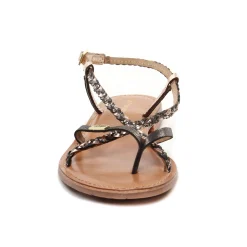 Sandales Plates Les Tropeziennes Monatres Noir Irise