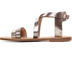 Sandales Plates Les Tropeziennes Hipaz Or Multi
