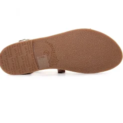 Sandales Plates Les Tropeziennes Hipaz Or Multi