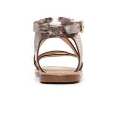 Sandales Plates Les Tropeziennes Hipaz Or Multi