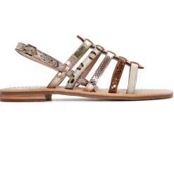 Sandales Plates Les Tropeziennes Havagum Leop Multi