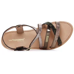 Sandales Plates Les Tropeziennes Hapaxgum Kaki Multi