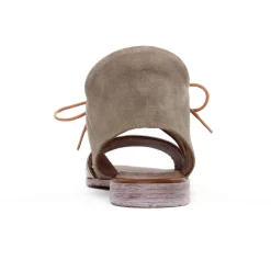 Sandales Plates Lune Et L Autre Sidonie Bronze Daim