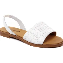 Sandales Plates Scarlatine 30635 Blanc