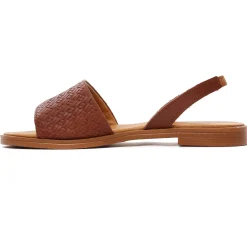 Sandales Plates Scarlatine 30635 Cognac