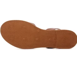 Sandales Plates Scarlatine 30635 Cognac