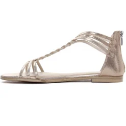 Sandales Plates Tamaris 28144 Champagne Met