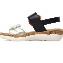 Sandales Remonte R6853-02 Beige Schwarz