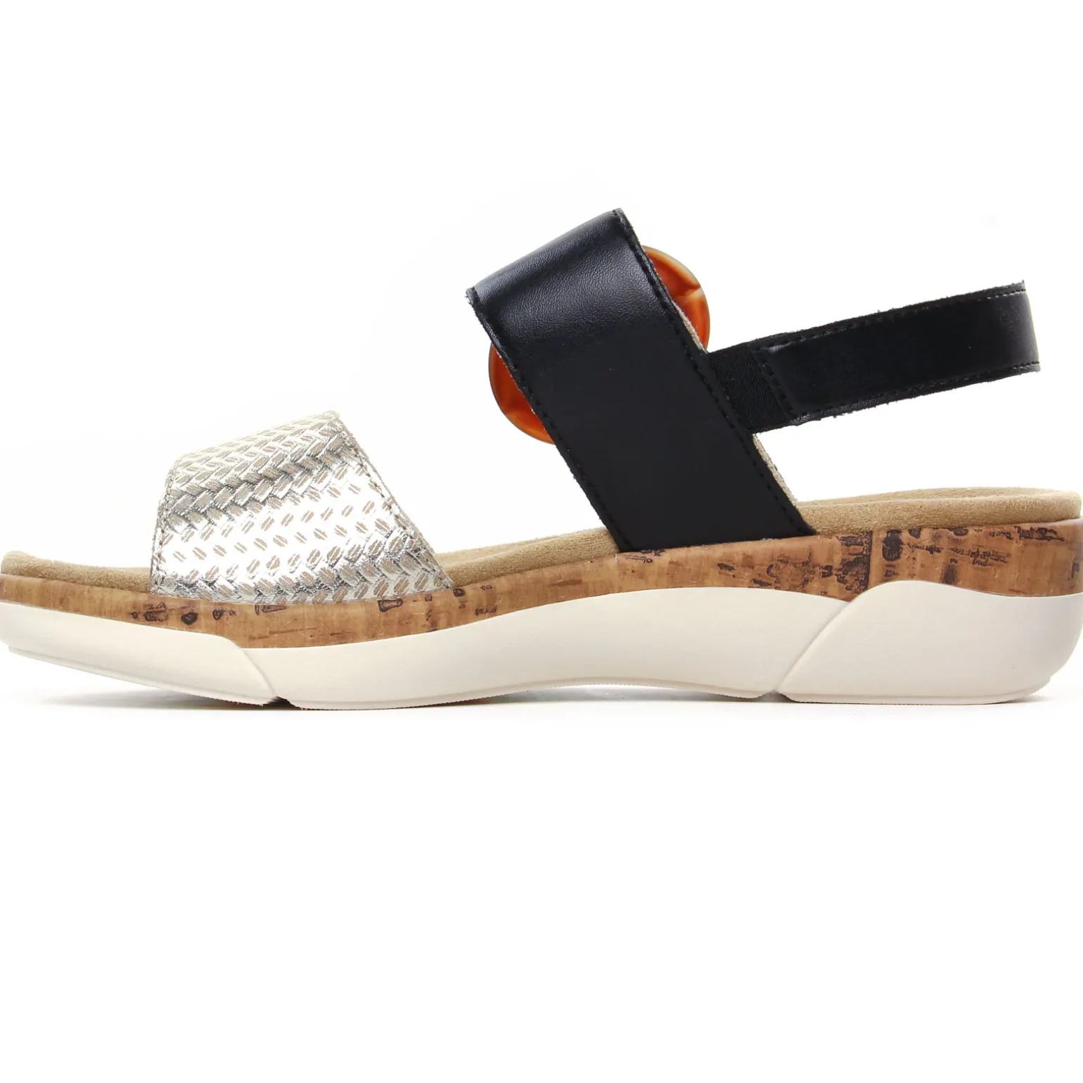 Sandales Remonte R6853-02 Beige Schwarz