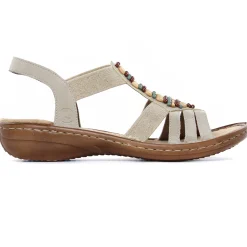 Sandales Rieker 60851-62 Beige