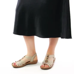 Sandales Rieker 60851-62 Beige