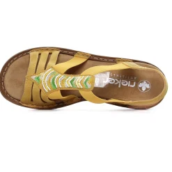 Sandales Rieker 62808-68 Gelb
