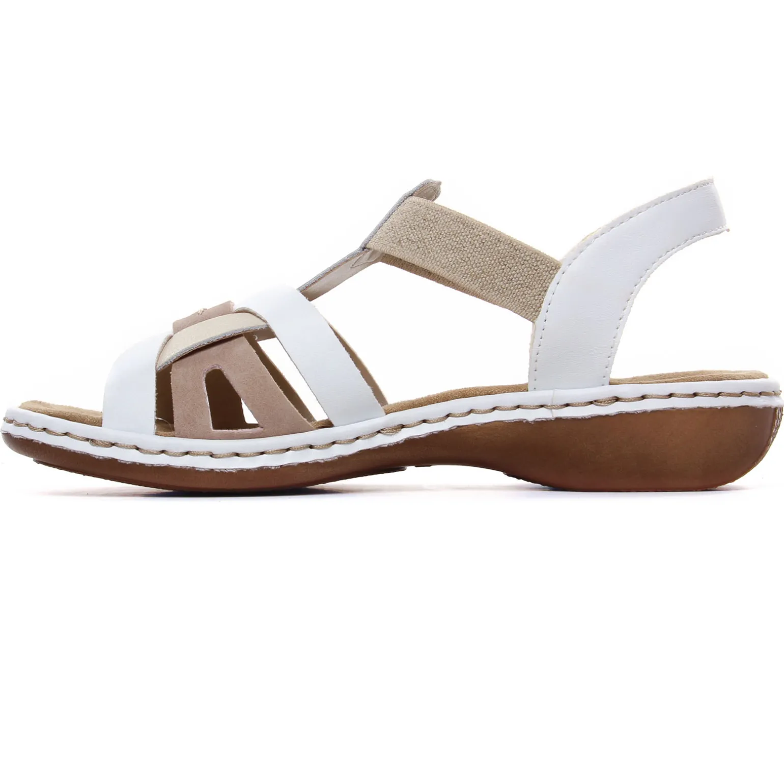 Sandales Rieker 65918-81 Pebble Weiss