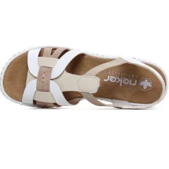 Sandales Rieker 65918-81 Pebble Weiss