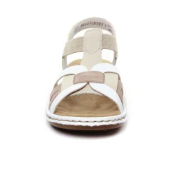 Sandales Rieker 65918-81 Pebble Weiss