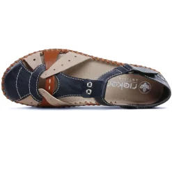 Sandales Rieker M1655-14 Navy Nude