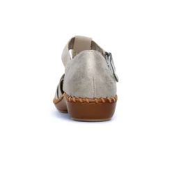 Sandales Rieker M1650-60 Off White Perle