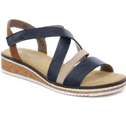 Sandales Rieker V3663-91 Pazifik Nude