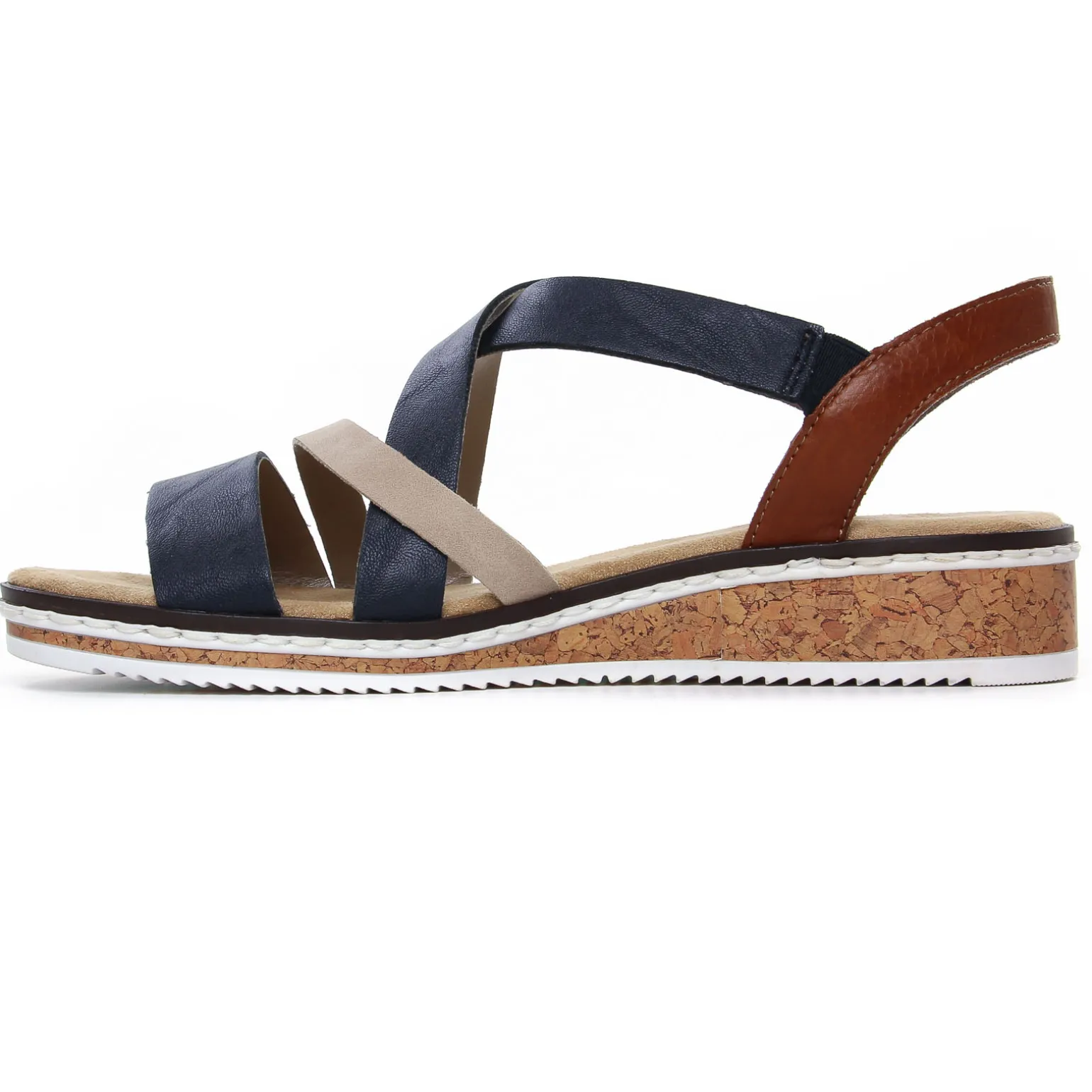 Sandales Rieker V3663-91 Pazifik Nude