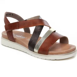 Sandales Rieker V5073-24 Reh Gold