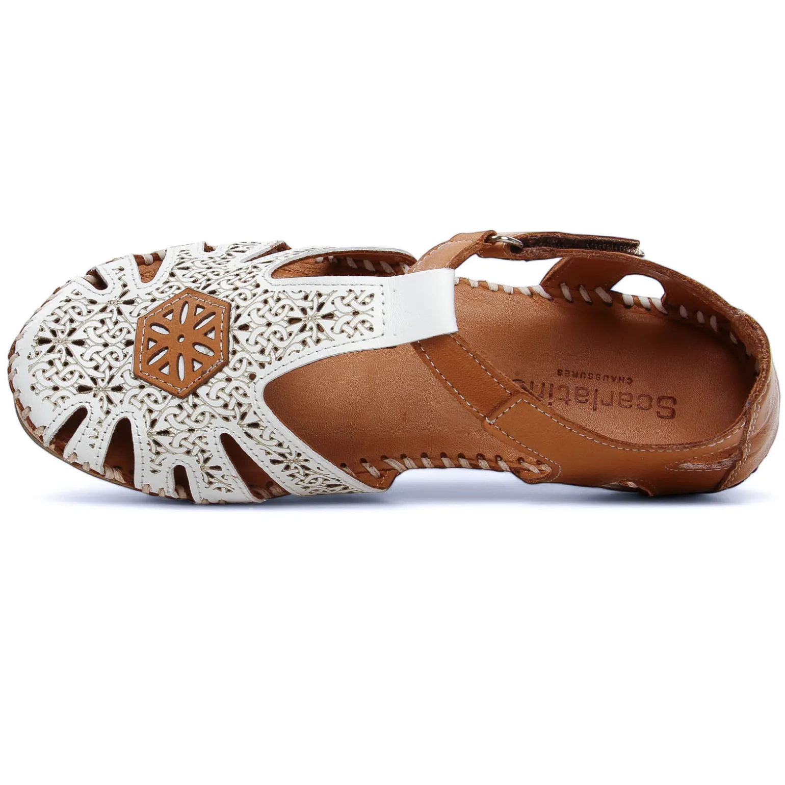 Sandales Scarlatine Ekara Blanc