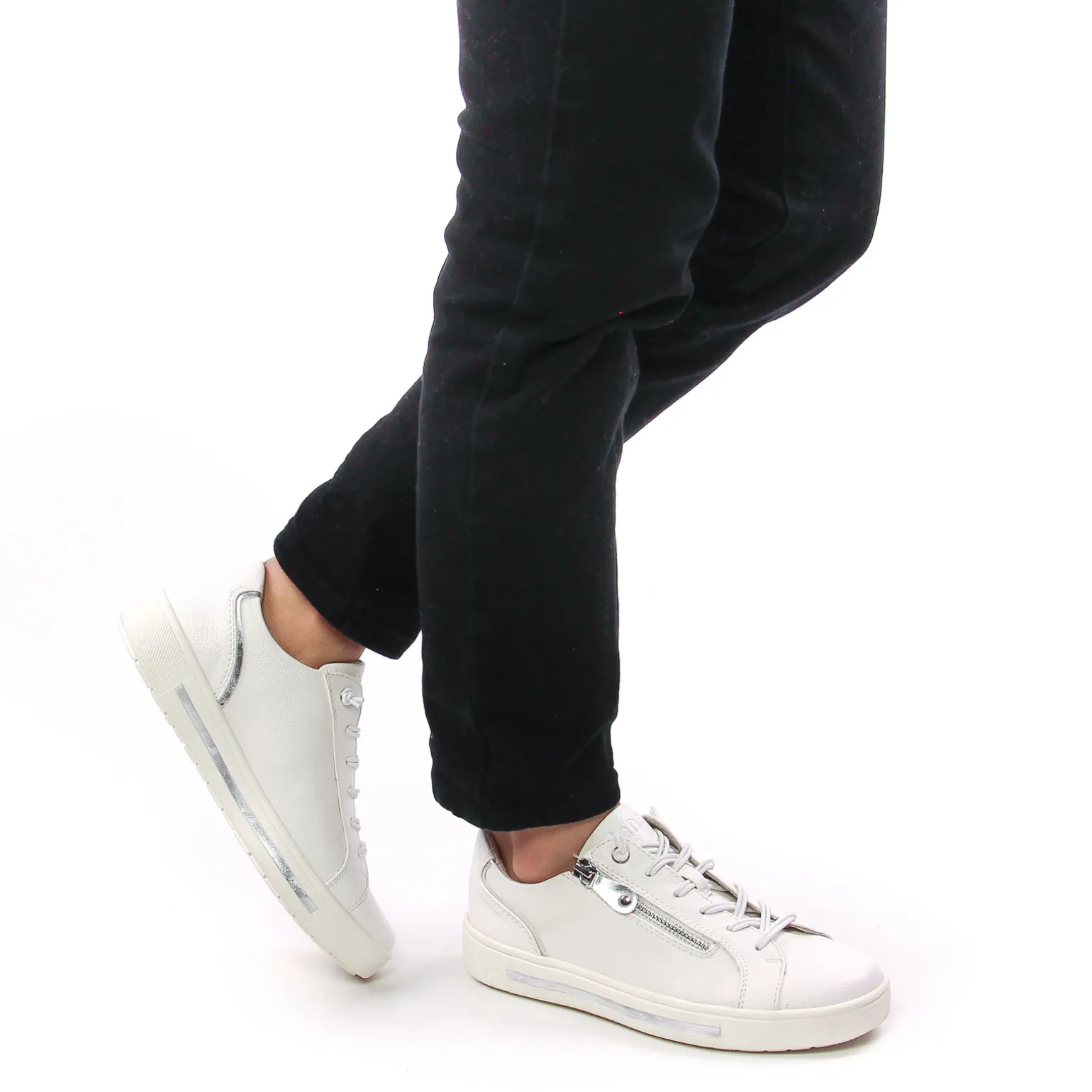 Tennis Caprice 23706 White Silver