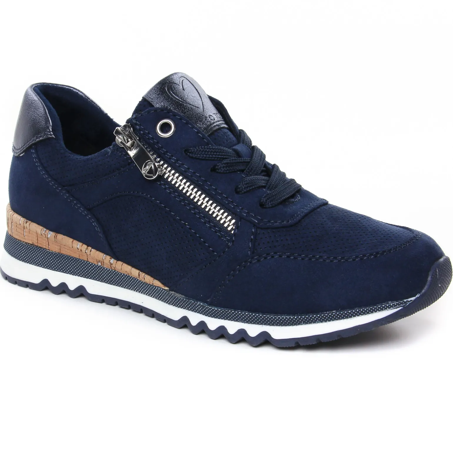 Tennis Et Baskets Mode Marco Tozzi 23781 Navy Comb