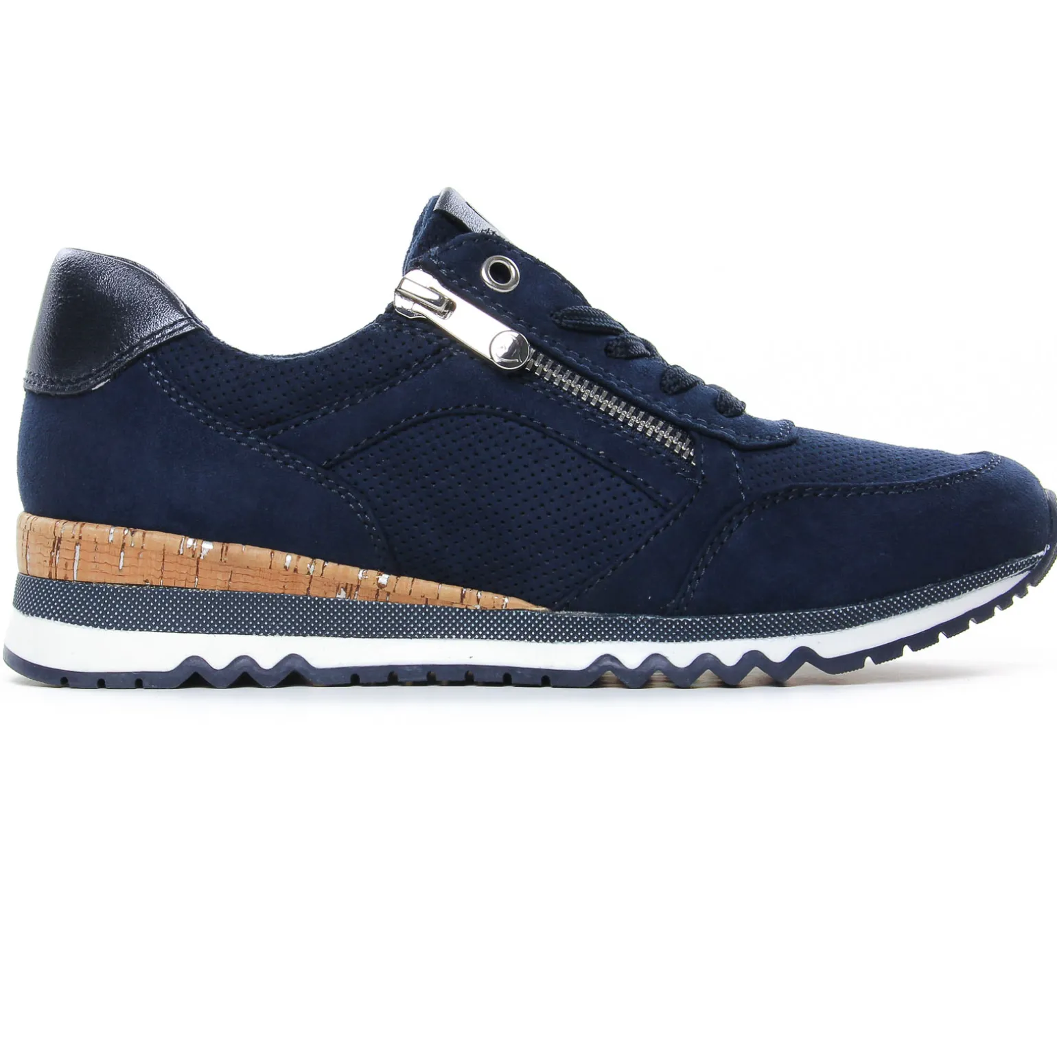 Tennis Et Baskets Mode Marco Tozzi 23781 Navy Comb