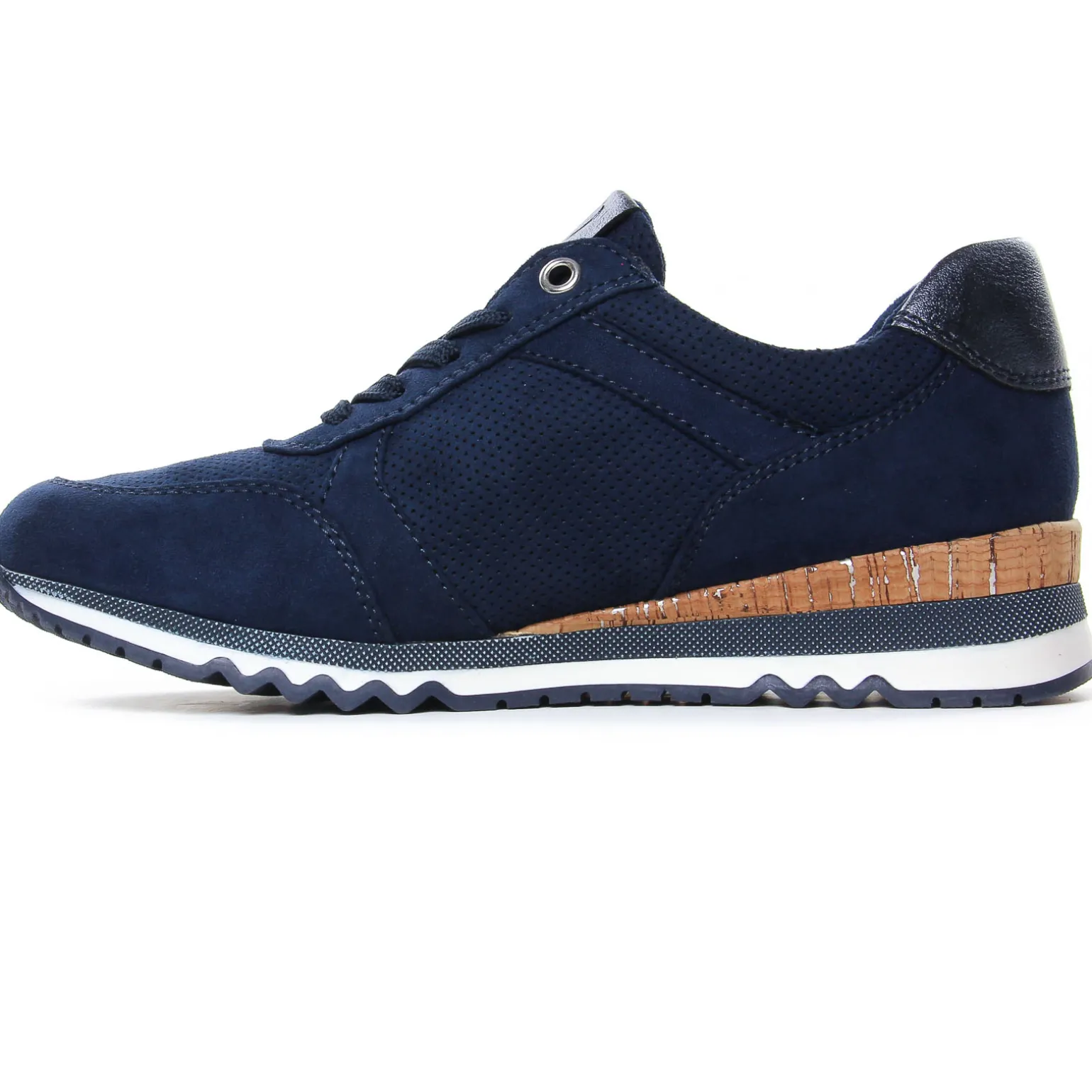 Tennis Et Baskets Mode Marco Tozzi 23781 Navy Comb