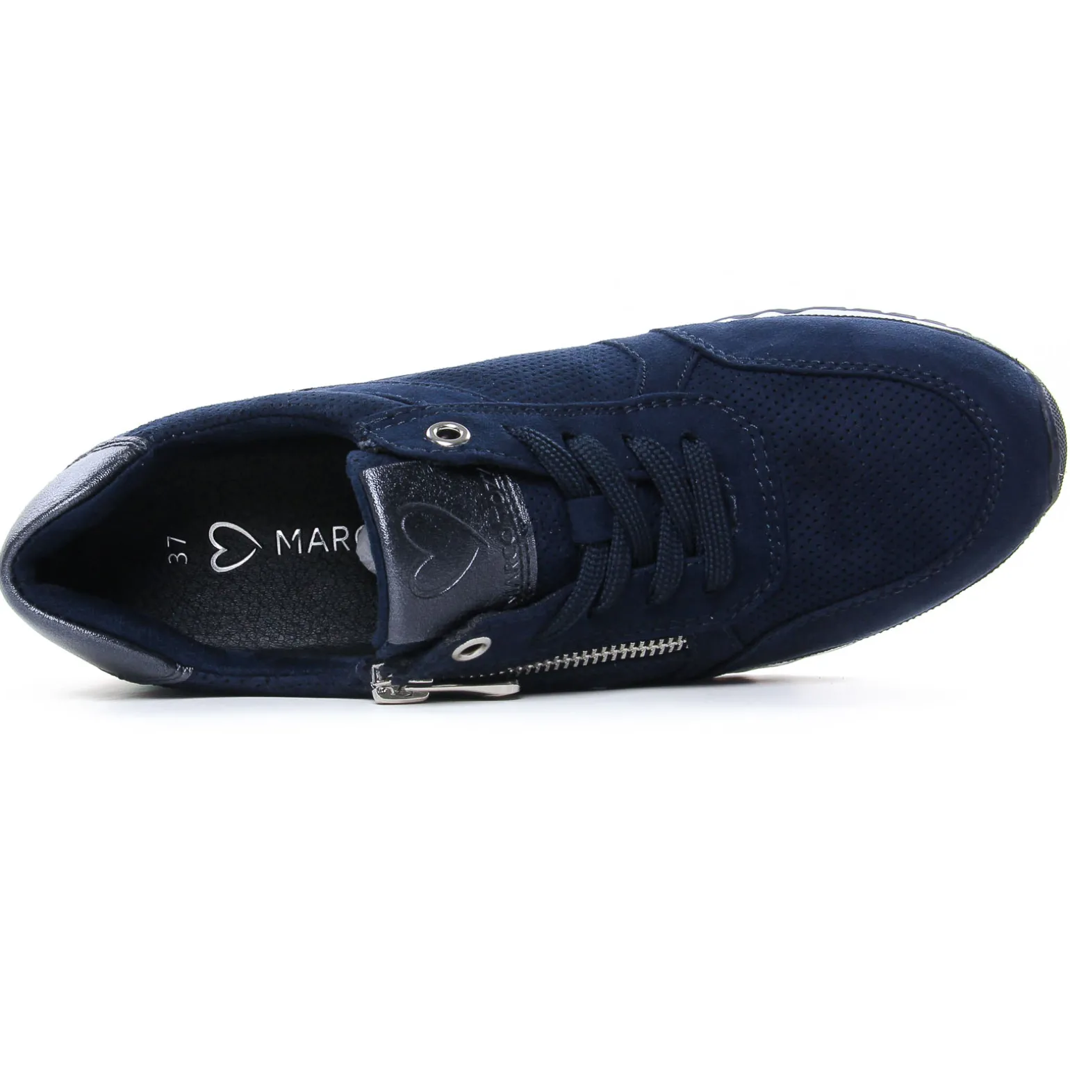 Tennis Et Baskets Mode Marco Tozzi 23781 Navy Comb