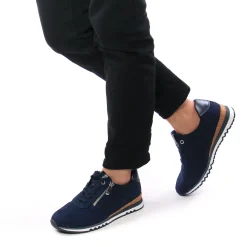 Tennis Et Baskets Mode Marco Tozzi 23781 Navy Comb