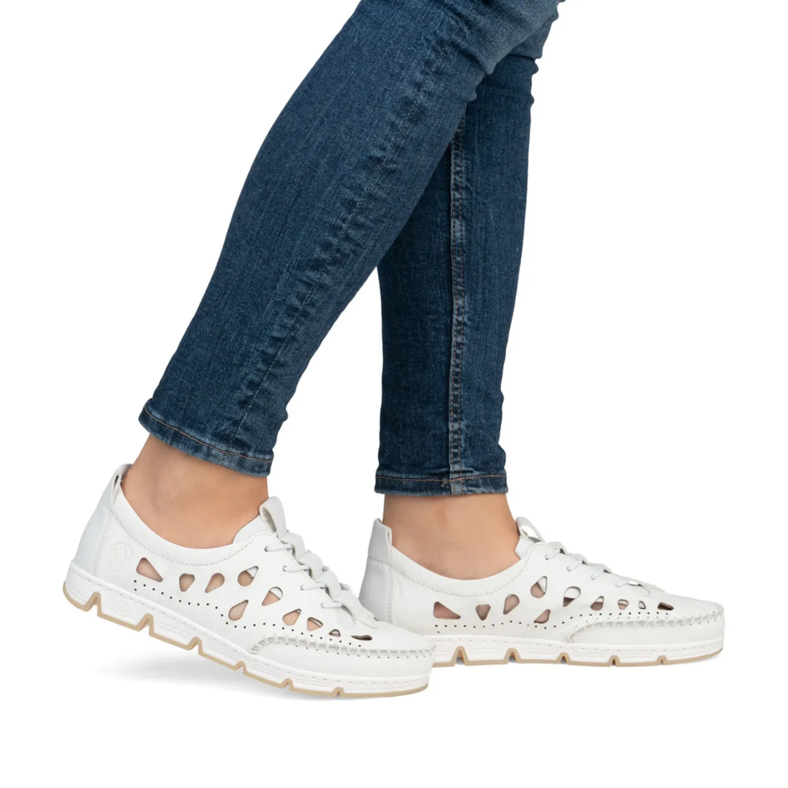 Tennis Et Baskets Mode Rieker 49956-80 Weiss