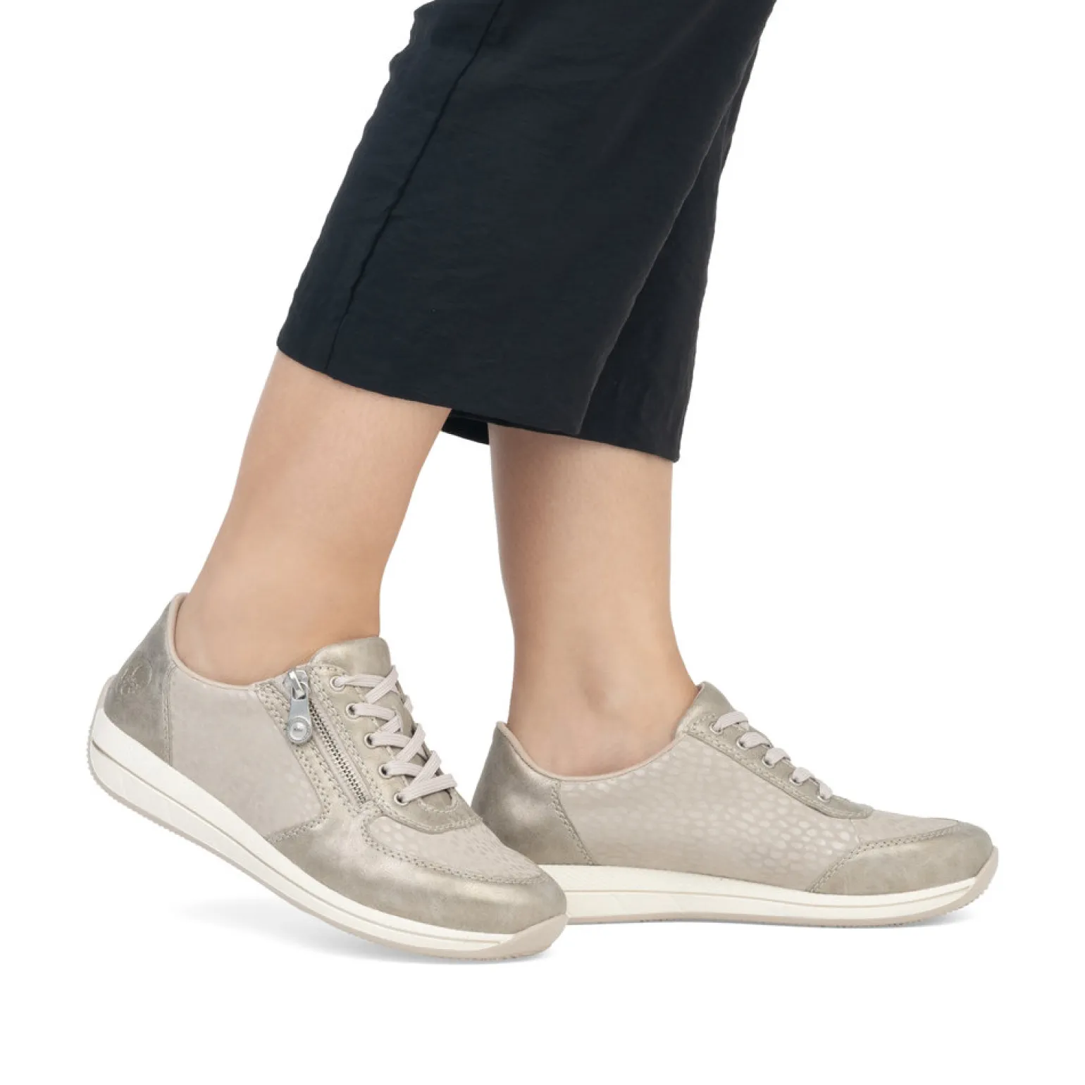 Tennis Et Baskets Mode Rieker N1112-60 Perle