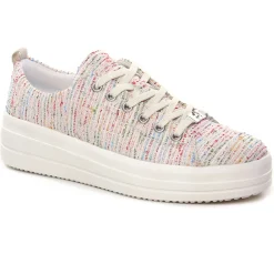 Tennis Plateforme Remonte D1C03-90 Weiss Multi