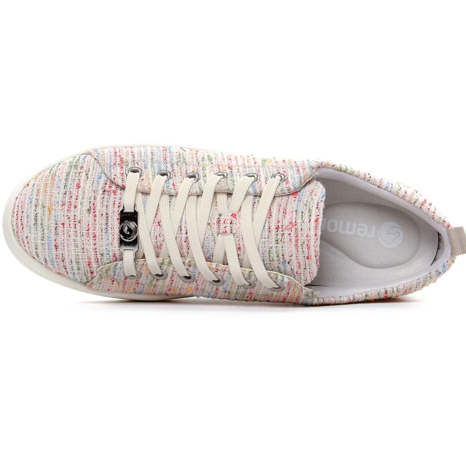 Tennis Plateforme Remonte D1C03-90 Weiss Multi