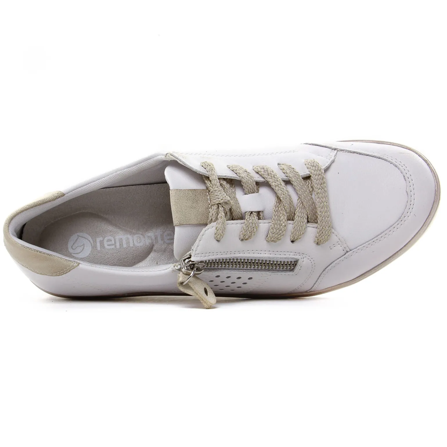 Tennis Plateforme Remonte R7215-80 Weiss Muschel