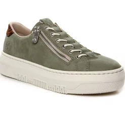 Tennis Plateforme Rieker M1952-52 Kaki Leop