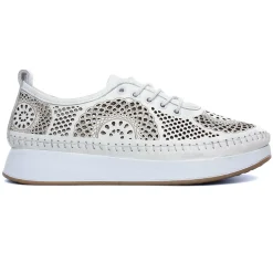 Tennis Plateforme Scarlatine Okapi Blanc