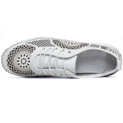 Tennis Plateforme Scarlatine Okapi Blanc