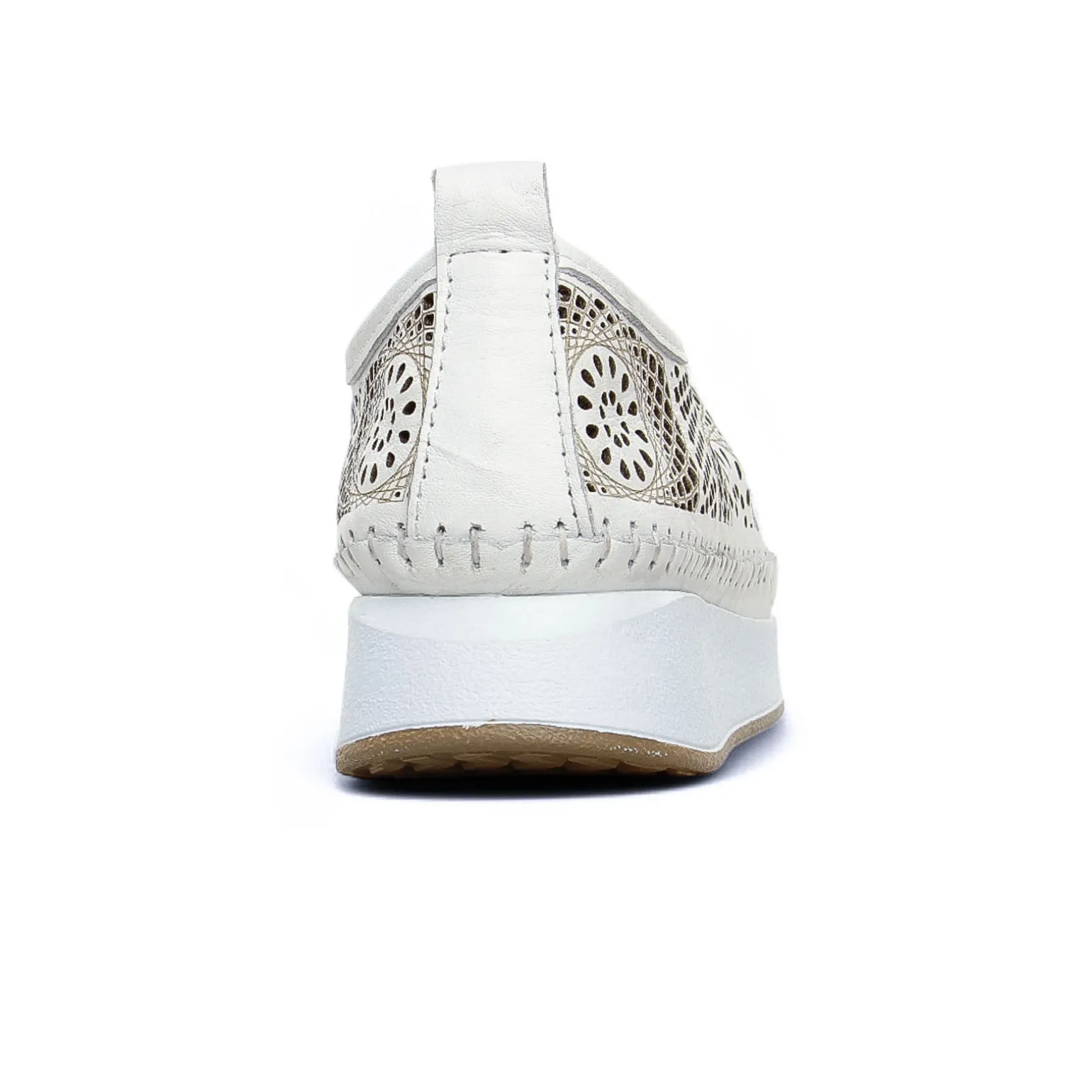 Tennis Plateforme Scarlatine Okapi Blanc