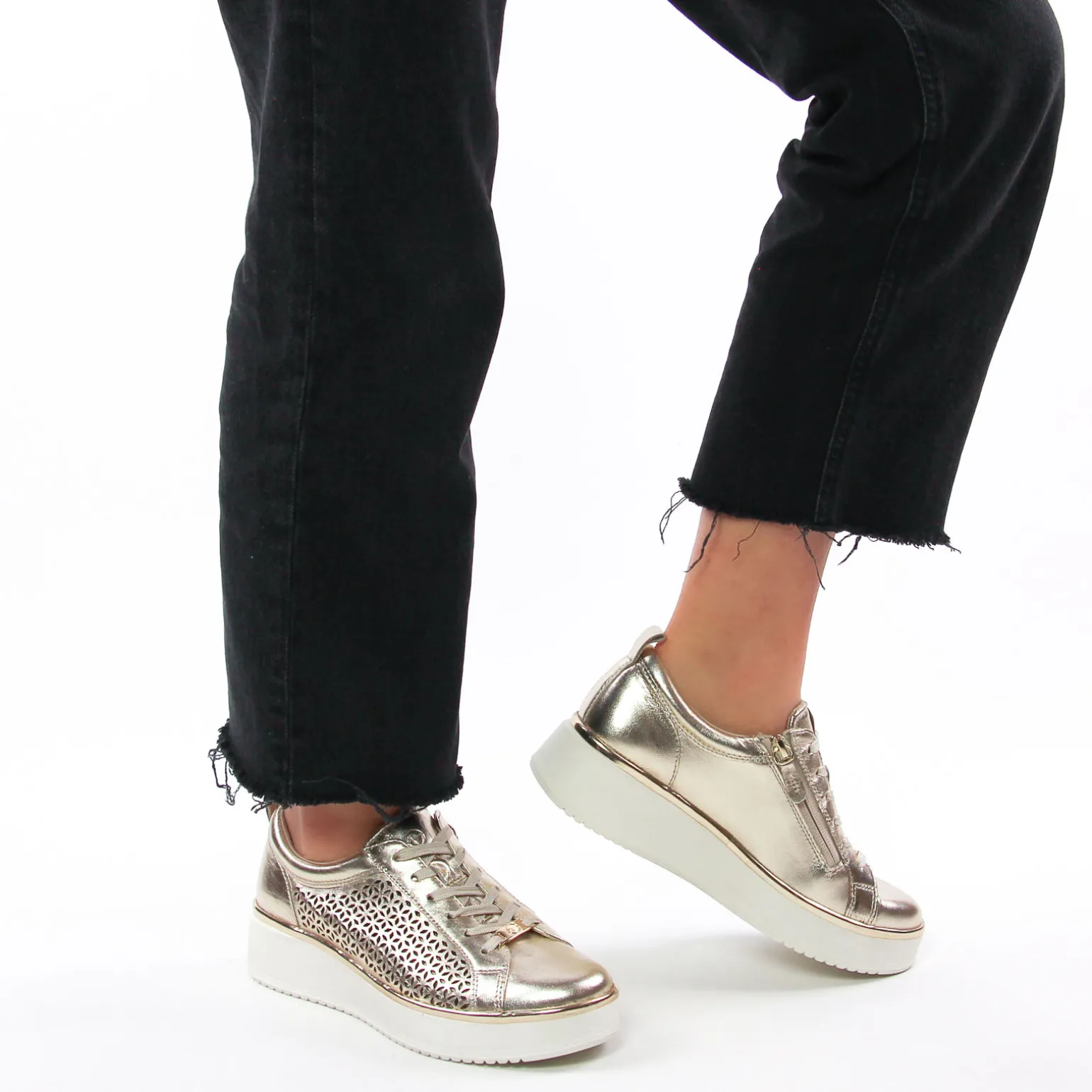 Tennis Plateforme Tamaris 23708 Gold