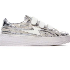 Tennis Plateforme Vanessa Wu Laurine Bk2778 Argent