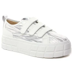 Tennis Plateforme Vanessa Wu Bridget Bk2561 Argent