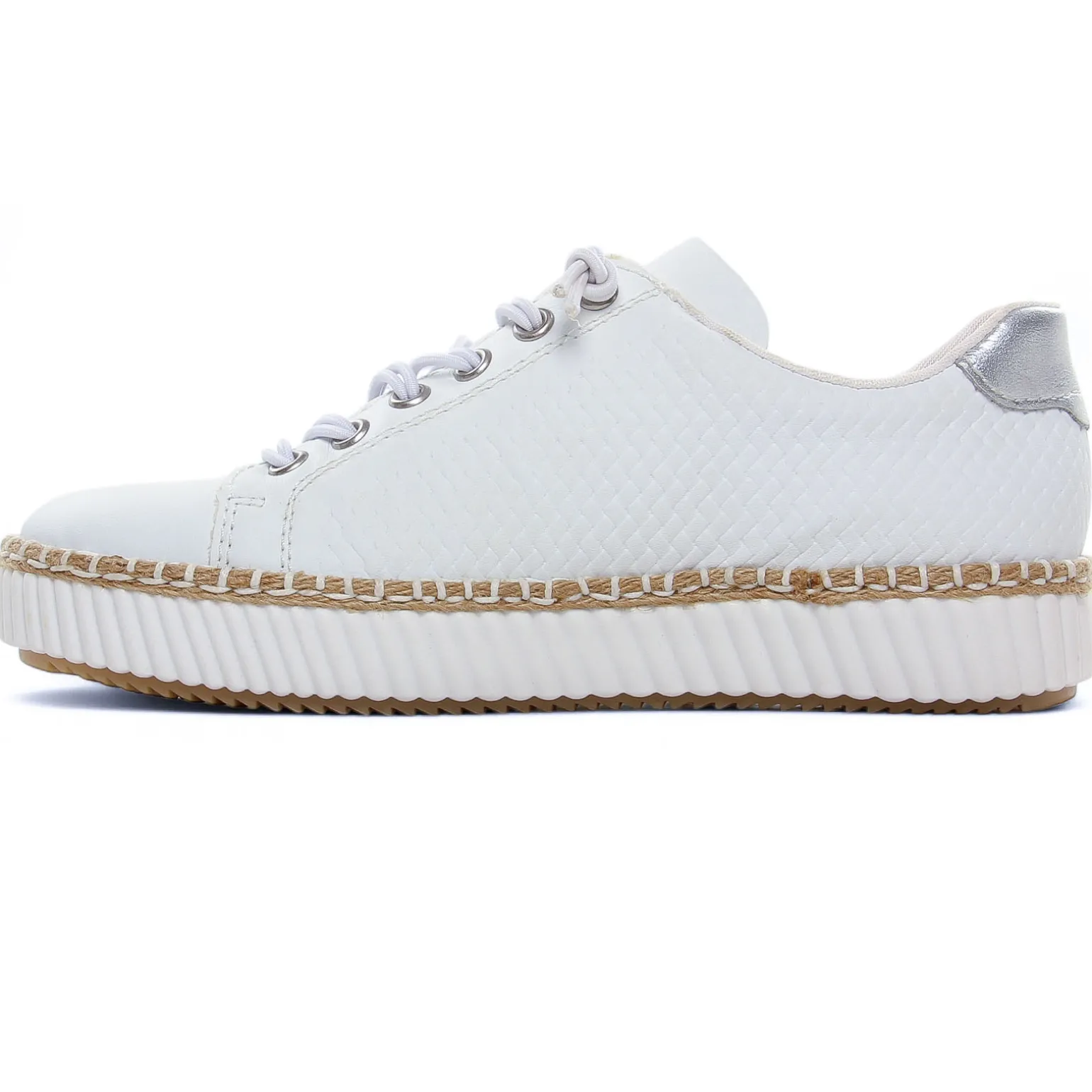 Tennis Rieker M2940-80 Weiss Silver